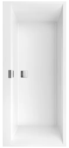 VILLEROY BOCH Obdélníková vana Squaro Edge 12, 1700 x 750 mm, bílá Alpine #UBQ170SQE2DV-01