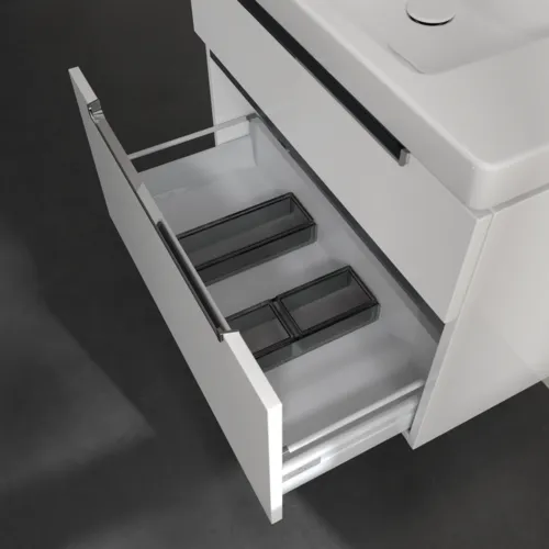 VILLEROY BOCH Subway 2.0 Vanity unit, 2 zásuvky, 787 x 590 x 449 mm, lesklá bílá #A91410DH, obrázek 6
