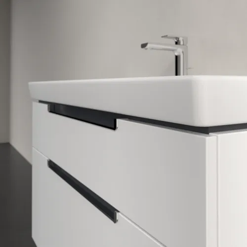 VILLEROY BOCH Subway 2.0 Vanity unit, 2 zásuvky, 987 x 590 x 449 mm, lesklá bílá #A91510DH, obrázek 5