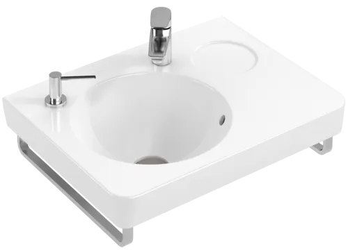 VILLEROY BOCH Příslušenství Držák na ručníky, 75 x 450 x 20 mm, nerezová ocel, leštěný do zrcadla #929645D7