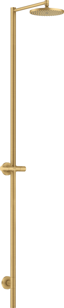 HANSGROHE AXOR Starck Nature sprchový sloup s horní sprchou 240 1jet bez ruční sprchy #12671250 - Brushed Gold Optic