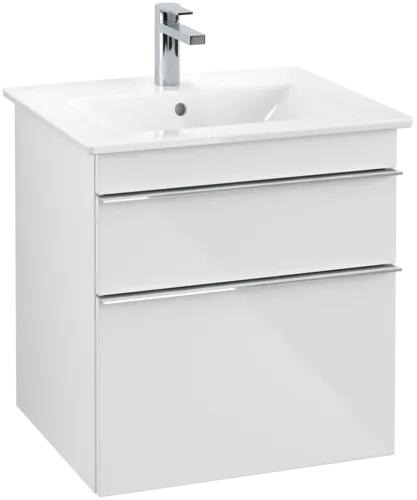 VILLEROY BOCH Venticello toaletní skříňka, 2 zásuvky, 553 x 590 x 502 mm, lesklá bílá / lesklá bílá #A92301DH