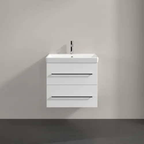 VILLEROY BOCH Umyvadlová skříňka Avento, 2 zásuvky, 580 x 514 x 484 mm, Crystal White #A88900B4, obrázek 3