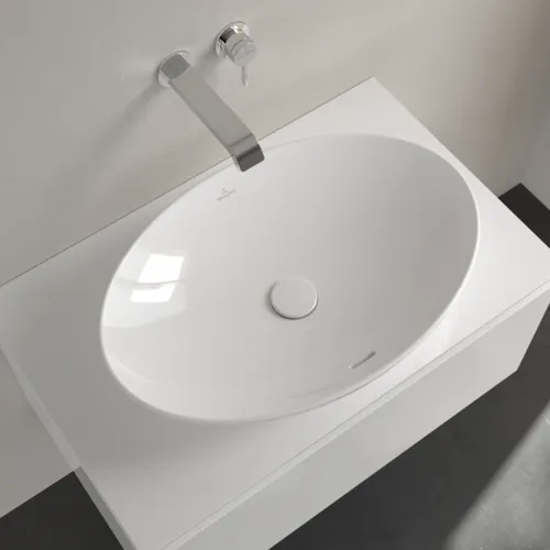 VILLEROY BOCH Umyvadlo na desku Loop & Friends, 620 x 420 x 120 mm, bílá Alpine, s přepadem #4A480001, obrázek 5