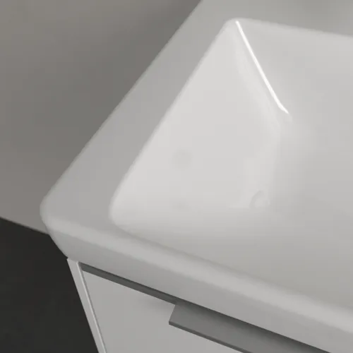 VILLEROY BOCH Umyvadlo Subway 3.0, 550 x 440 x 165 mm, bílá Alpine CeramicPlus, s přepadem #4A70F4R1, obrázek 5