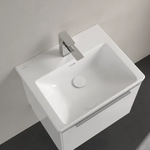VILLEROY BOCH Umyvadlo Subway 3.0, 550 x 440 x 165 mm, bílá Alpine CeramicPlus, s přepadem #4A70F4R1, obrázek 4