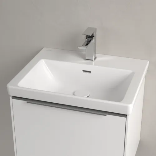 VILLEROY BOCH Umyvadlo Subway 3.0, 550 x 440 x 165 mm, bílá Alpine CeramicPlus, s přepadem #4A70F4R1, obrázek 3