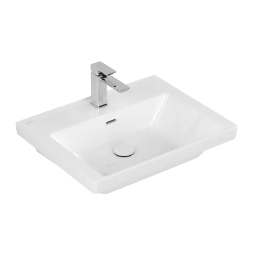 VILLEROY BOCH Umyvadlo Subway 3.0, 600 x 470 x 165 mm, bílé Alpine, s přepadem #4A706001