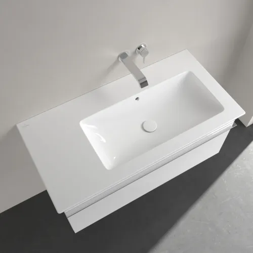 VILLEROY BOCH Skříňkové umyvadlo Venticello, 1000 x 500 x 170 mm, bílá alpská, s přepadem #4134R301, obrázek 4