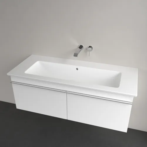 VILLEROY BOCH Skříňkové umyvadlo Venticello, 1200 x 500 x 175 mm, Stone White CeramicPlus, s přepadem #4104CJRW, obrázek 3