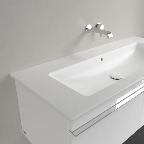 VILLEROY BOCH Skříňkové umyvadlo Venticello, 1200 x 500 x 175 mm, Stone White CeramicPlus, s přepadem #4104CJRW, obrázek 6