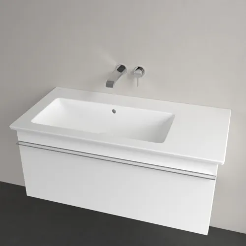 VILLEROY BOCH Umyvadlo na skříňku Venticello, 1000 x 500 x 170 mm, Stone White CeramicPlus, s přepadem #4134L3RW, obrázek 3