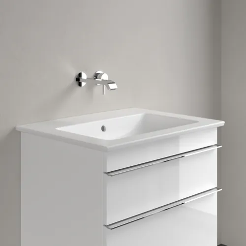 VILLEROY BOCH Umyvadlo Venticello, 655 x 500 x 170 mm, Stone White CeramicPlus, s přepadem #412467RW, obrázek 2