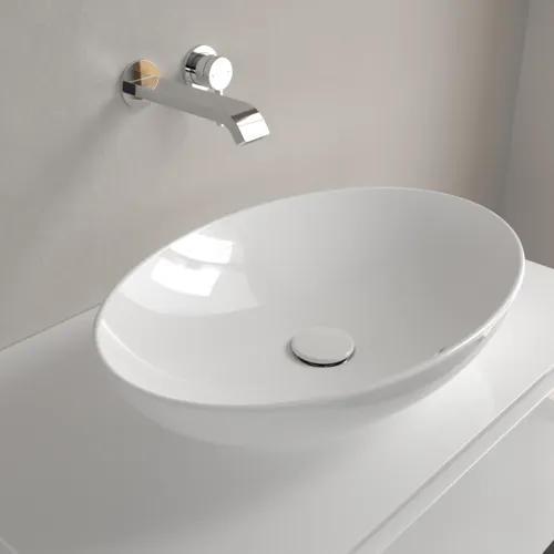 VILLEROY BOCH Umyvadlo na desku Loop & Friends, 560 x 380 x 120 mm, bílá Alpine CeramicPlus, s přepadem #4A4700R1, obrázek 8