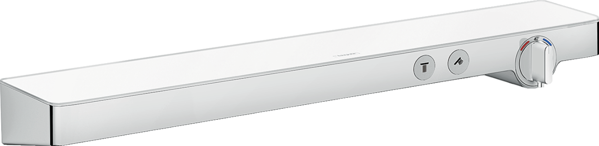HANSGROHE ShowerTablet Select Termostat 700 Univerzální povrchová montáž pro 2 spotřebiče #13184400 - Bílá/chromová