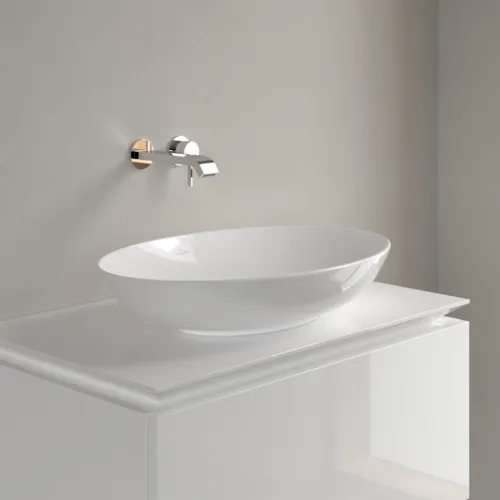VILLEROY BOCH Umyvadlo na desku Loop & Friends, 620 x 420 x 120 mm, bílá Alpine CeramicPlus, s přepadem #4A4800R1, obrázek 3