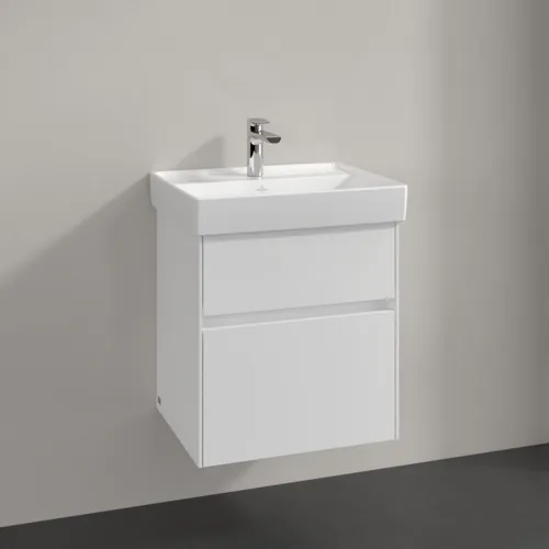 VILLEROY BOCH Umyvadlo Collaro, 550 x 440 x 160 mm, bílá Alpine CeramicPlus, bez přepadu #4A3356R1, obrázek 3