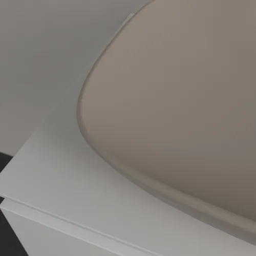 VILLEROY BOCH Umyvadlo na desku Loop & Friends, 620 x 420 x 120 mm, Almond CeramicPlus, s přepadem #4A5000AM, obrázek 5