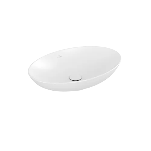 VILLEROY BOCH Umyvadlo na desku Loop & Friends, 620 x 420 x 120 mm, Stone White CeramicPlus, s přepadem #4A4800RW