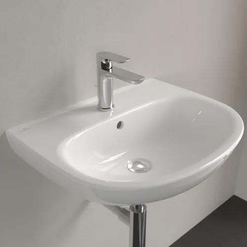 VILLEROY BOCH Umyvadlo O.novo, 550 x 440 x 180 mm, bílá alpská, s přepadem #4A405501, obrázek 7