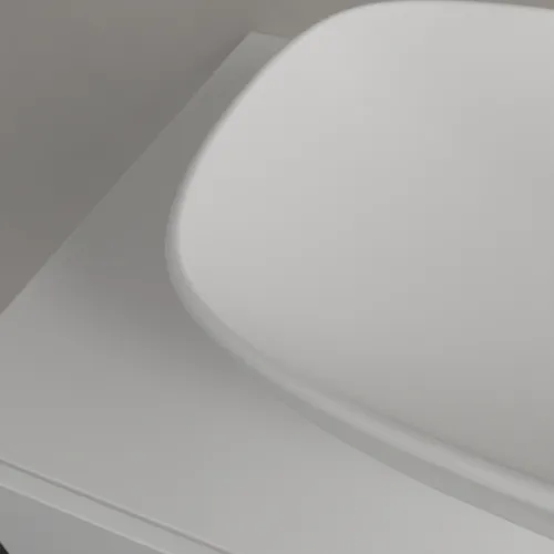 VILLEROY BOCH Umyvadlo na desku Loop & Friends, 560 x 380 x 120 mm, Stone White CeramicPlus, s přepadem #4A4900RW, obrázek 5