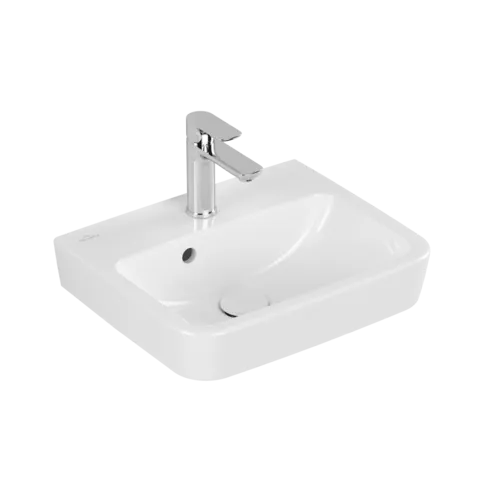 VILLEROY BOCH Umyvadlo O.novo, 450 x 370 x 160 mm, bílé Alpine, s přepadem #43444501