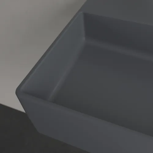 VILLEROY BOCH Umyvadlo Memento 2.0, 600 x 420 x 135 mm, Graphite CeramicPlus, bez přepadu #4A2263I4, obrázek 5
