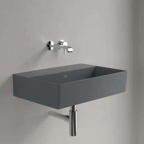 VILLEROY BOCH Umyvadlo Memento 2.0, 600 x 420 x 135 mm, Graphite CeramicPlus, bez přepadu #4A2263I4, obrázek 2