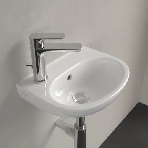 VILLEROY BOCH Umyvadlo O.novo, 360 x 275 x 145 mm, bílé Alpine CeramicPlus, s přepadem #43403LR1, obrázek 7