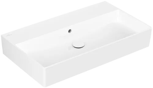 VILLEROY BOCH Umyvadlo Memento 2.0, 800 x 470 x 140 mm, bílá Alpine CeramicPlus, s přepadem, leštěné #4A228JR1