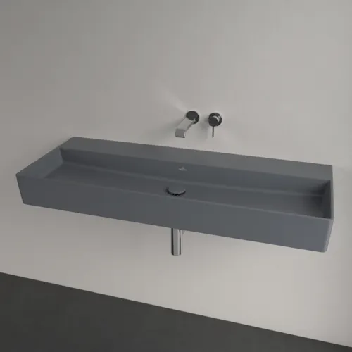 VILLEROY BOCH Umyvadlo Memento 2.0, 1200 x 470 x 150 mm, Graphite CeramicPlus, bez přepadu, leštěné #4A22CFI4, obrázek 3