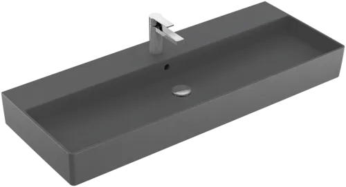 VILLEROY BOCH Umyvadlo Memento 2.0, 1200 x 470 x 150 mm, Graphite CeramicPlus, s přepadem #4A22C5I4
