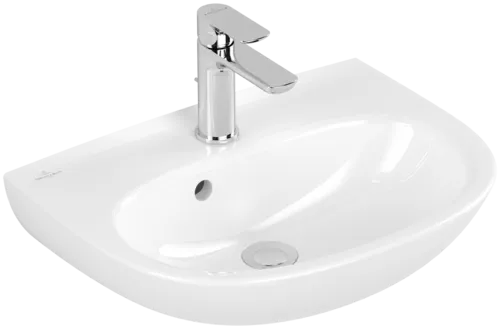 VILLEROY BOCH Umyvadlo O.novo, 500 x 380 x 160 mm, bílé Alpine CeramicPlus, s přepadem #434050R1