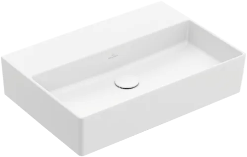 VILLEROY BOCH Umyvadlo Memento 2.0, 600 x 420 x 135 mm, Stone White CeramicPlus, bez přepadu, leštěné #4A226FRW
