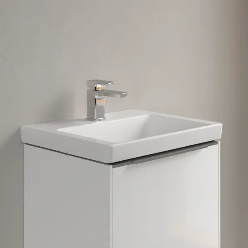 VILLEROY BOCH Umyvadlo Subway 3.0, 500 x 400 x 145 mm, Stone White CeramicPlus, bez přepadu #4370FGRW, obrázek 2