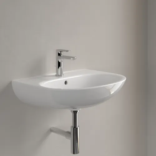 VILLEROY BOCH Umyvadlo O.novo, 600 x 460 x 180 mm, bílá alpská, s přepadem #4A406001, obrázek 3