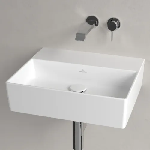 VILLEROY BOCH Umyvadlo Memento 2.0, 500 x 420 x 140 mm, bílá Alpine CeramicPlus, bez přepadu #4A2253R1, obrázek 4