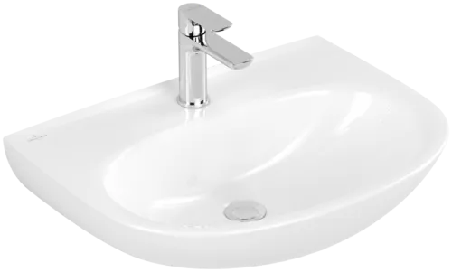VILLEROY BOCH Umyvadlo O.novo, 600 x 460 x 180 mm, bílé Alpine CeramicPlus, bez přepadu #4A4061R1