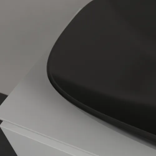 VILLEROY BOCH Umyvadlo na desku Loop & Friends, 620 x 420 x 120 mm, Ebony CeramicPlus, bez přepadu #4A5001S5, obrázek 5