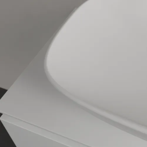 VILLEROY BOCH Umyvadlo na desku Loop & Friends, 620 x 420 x 120 mm, Stone White CeramicPlus, bez přepadu #4A5001RW, obrázek 5