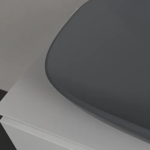 VILLEROY BOCH Umyvadlo na desku Loop & Friends, 620 x 420 x 120 mm, Graphite CeramicPlus, bez přepadu #4A5001I4, obrázek 5