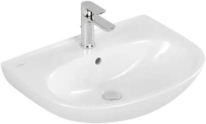 VILLEROY BOCH Umyvadlo O.novo, 600 x 460 x 180 mm, bílá alpská, s přepadem #4A406201