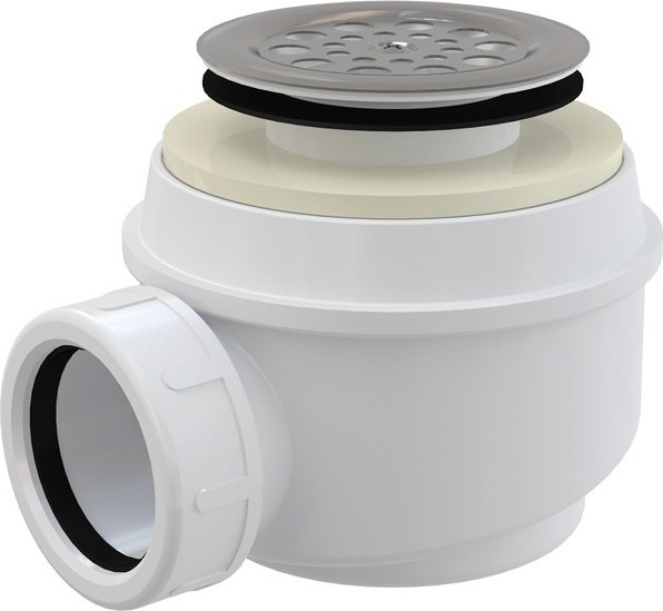 ALCA PLAST sifon pro sprch. vaničku s nerez mřížkou #A46 pr. 60 mm