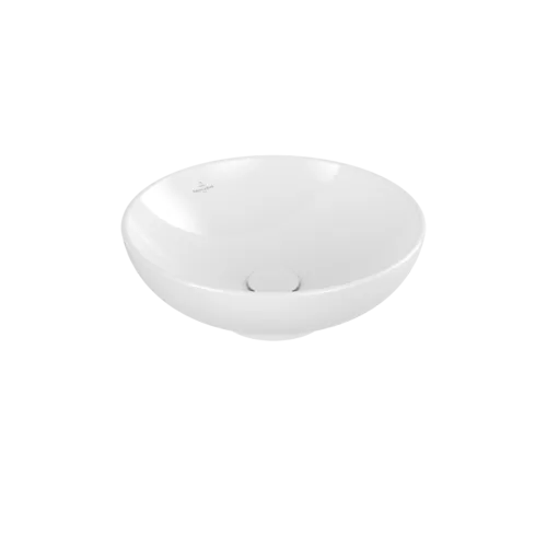 VILLEROY BOCH Umyvadlo na desku Loop & Friends, 420 x 420 x 120 mm, bílá Alpine CeramicPlus, s přepadem #4A4600R1