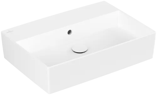 VILLEROY BOCH Memento 2.0 umyvadlo na desku, 600 x 420 x 140 mm, Stone White CeramicPlus, s přepadem #4A0762RW