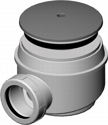 ALCA PLAST sifon pro sprch. vaničku plast - chrom #A47CR pr.60 mm