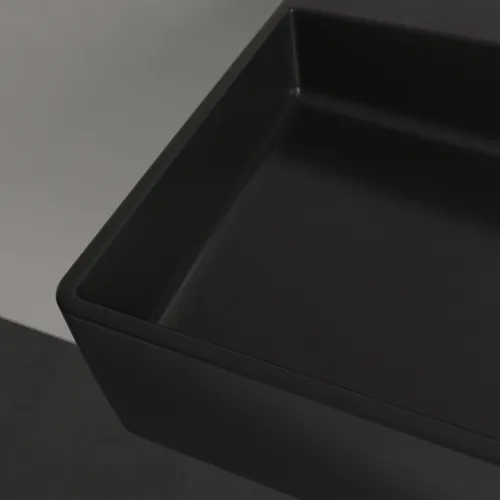 VILLEROY BOCH Umyvadlo Memento 2.0, 1000 x 470 x 135 mm, Pure Black CeramicPlus, bez přepadu, leštěné #4A221FR7, obrázek 6