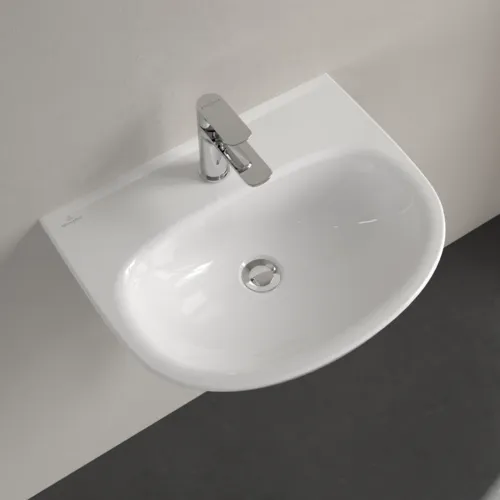 VILLEROY BOCH Umyvadlo O.novo, 550 x 440 x 180 mm, bílá alpská, bez přepadu #4A405601, obrázek 5