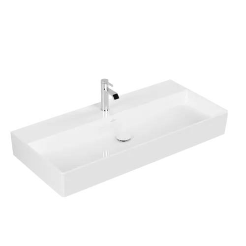 VILLEROY BOCH Umyvadlo Memento 2.0, 1000 x 470 x 135 mm, bílá Alpine CeramicPlus, bez přepadu, leštěné #4A221HR1