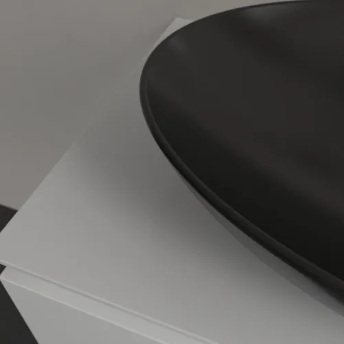 VILLEROY BOCH Umyvadlo na desku Loop & Friends, 620 x 420 x 120 mm, Ebony CeramicPlus, bez přepadu #4A4801S5, obrázek 5
